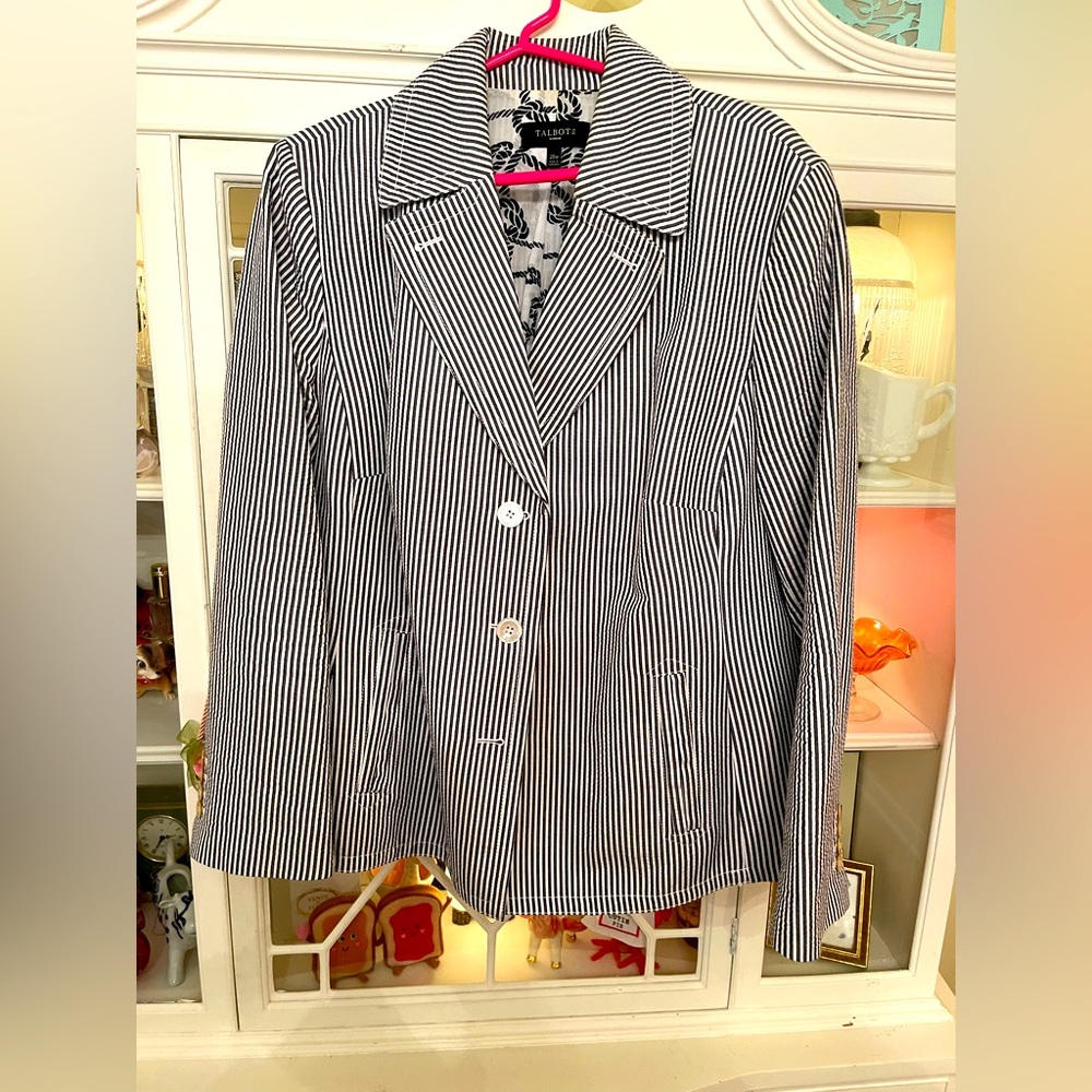 Fun striped blazer